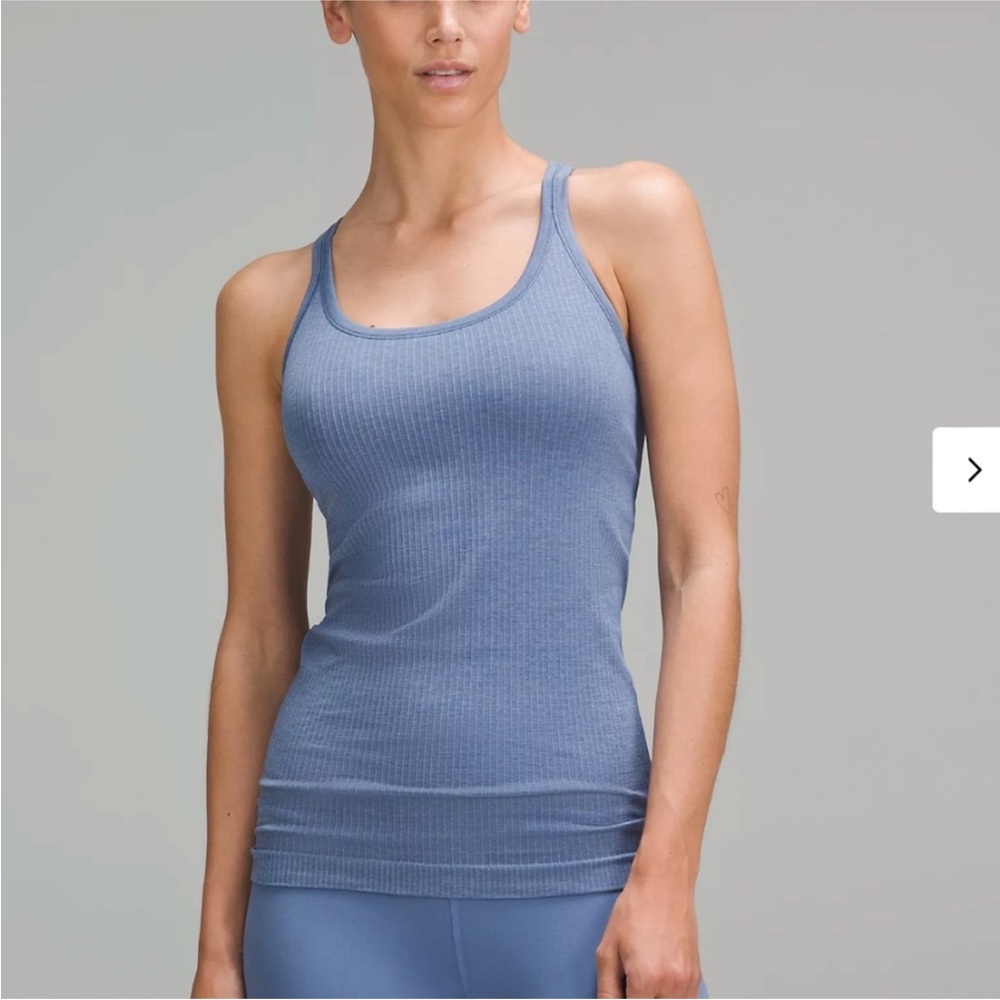 Lululemon Ebb To Street tank top - Blue “Wild Indigo”